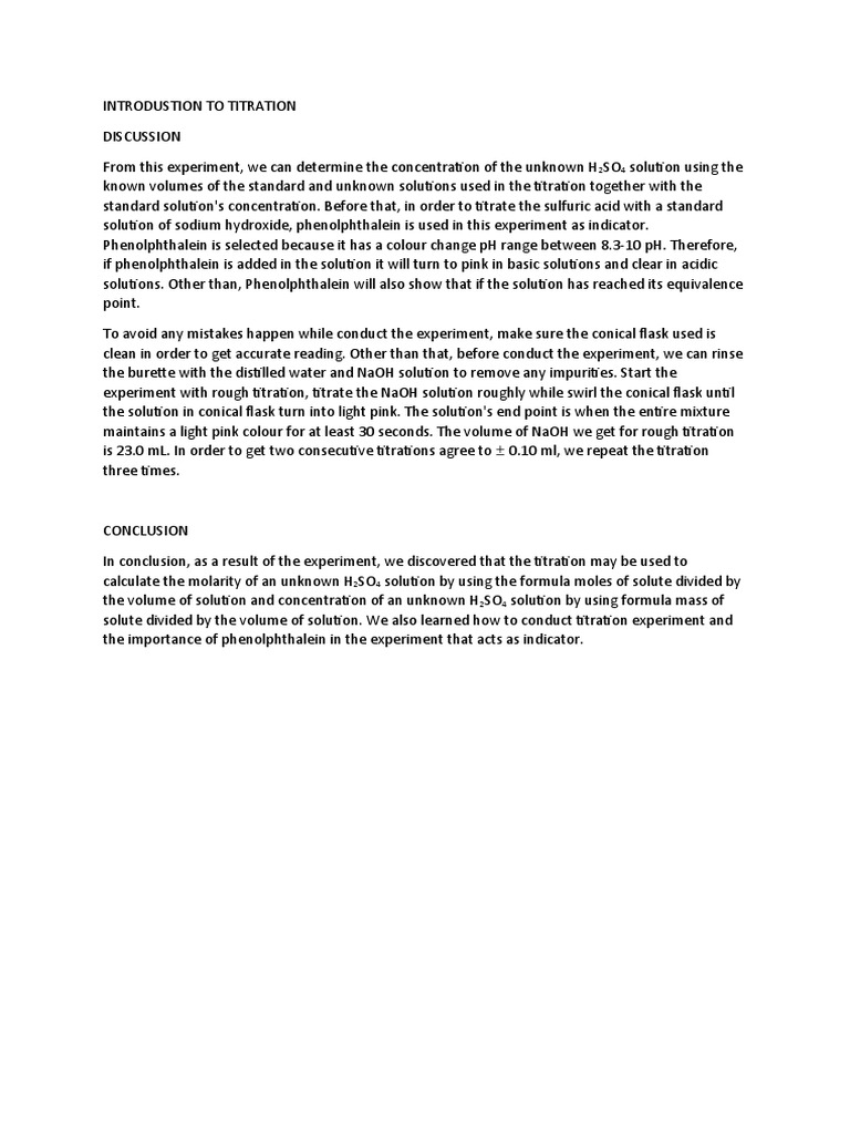 introduction to titration PDF