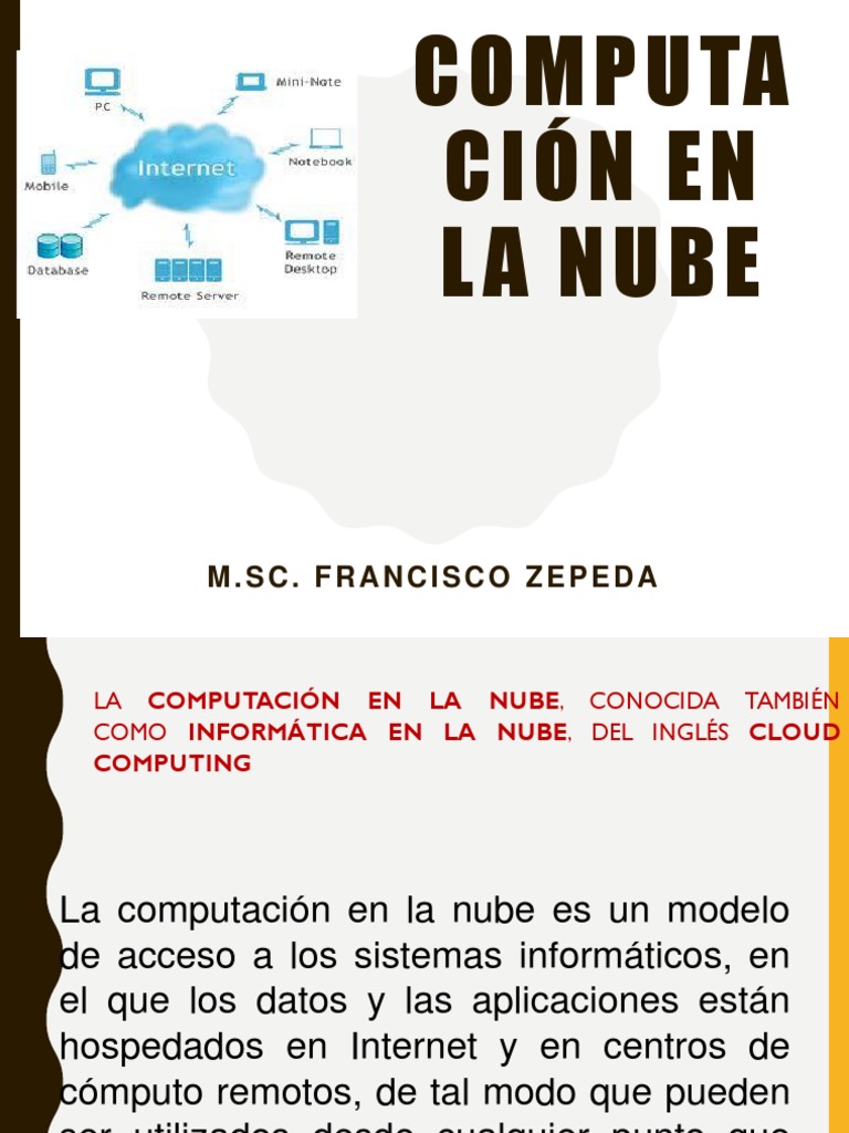 Introducción a la Computación en Nube | PDF | Computación en la nube ...