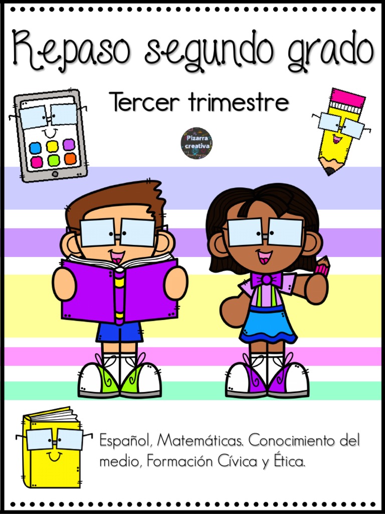 Portadas y actividades tercer trimestre | PDF | Lengua española