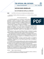 Boletín Oficial Del Estado: Comunidad Autónoma de Castilla-La Mancha