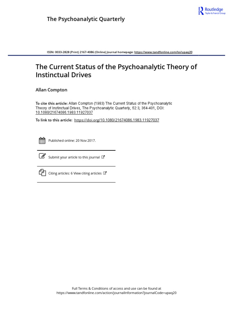 1983-the-current-status-of-the-psychoanalytic-theory-of-instinctual