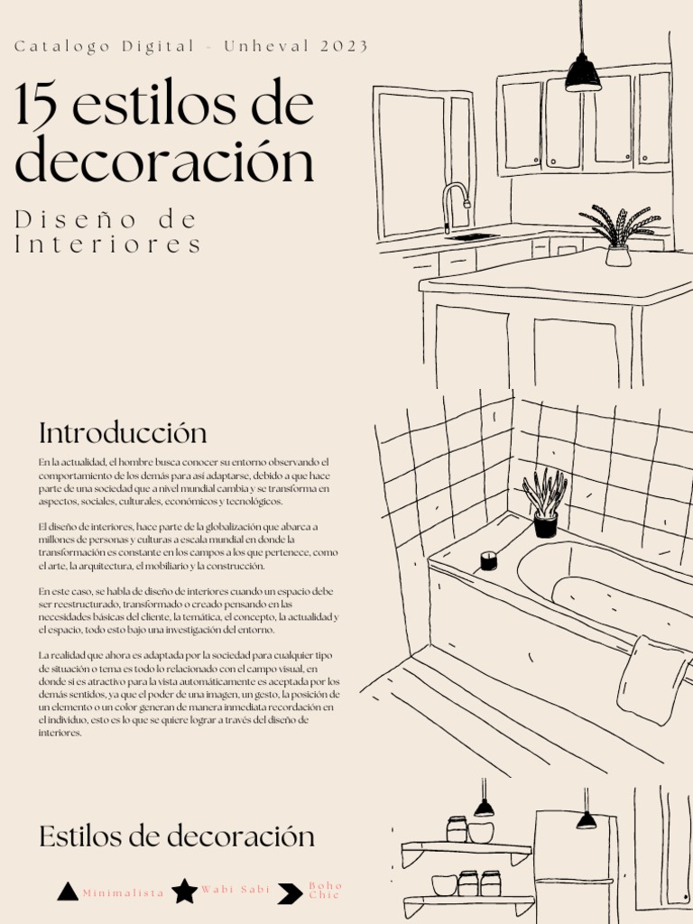 Diseño De Interiores Pdf Minimalismo Diseño