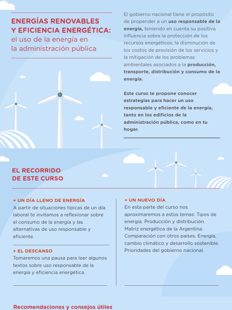Curso de Eficiencia Energética y Renovables | PDF | Uso eficiente de ...