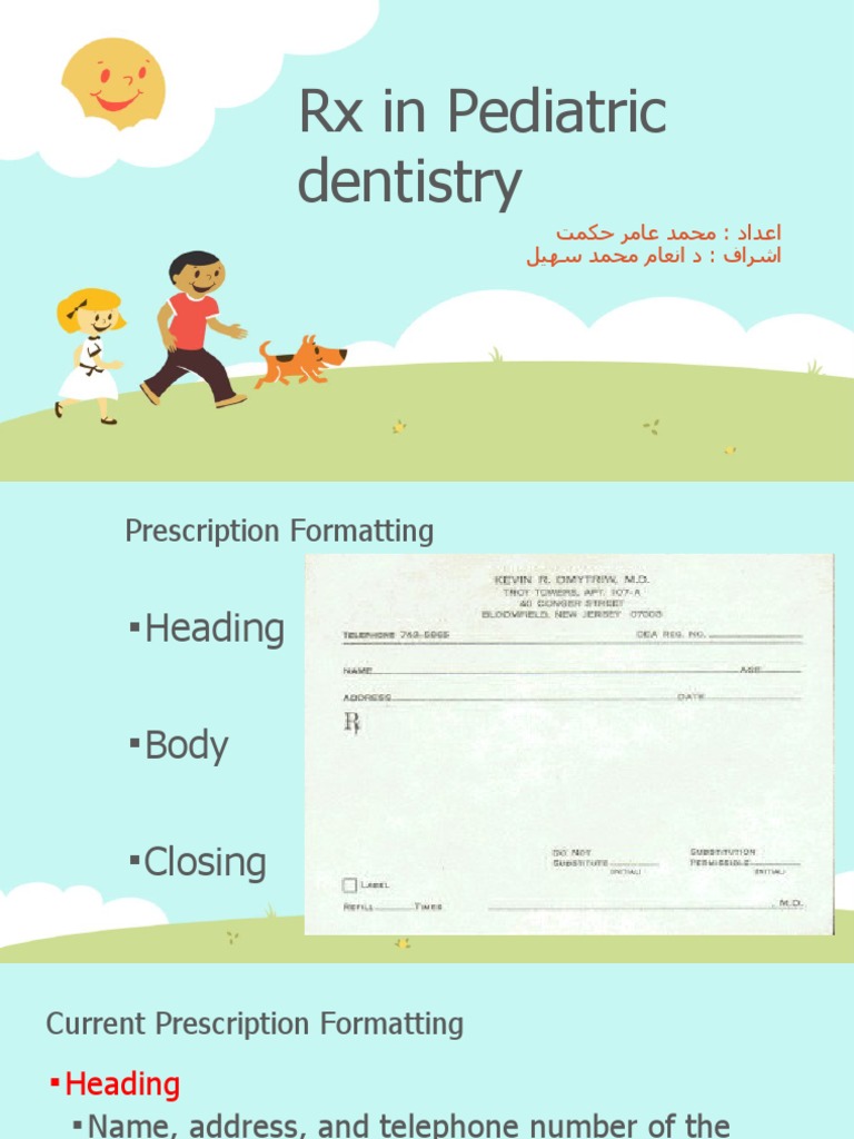 RX in Pediatric Dentistry PDF Midazolam Candidiasis
