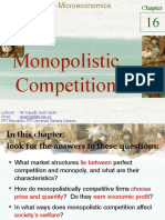 ECO111-CHAPTER 16-Monopolistic Competition