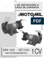 MM-100i - MT-100i: Manual de Instruções E Certificado de Garantia