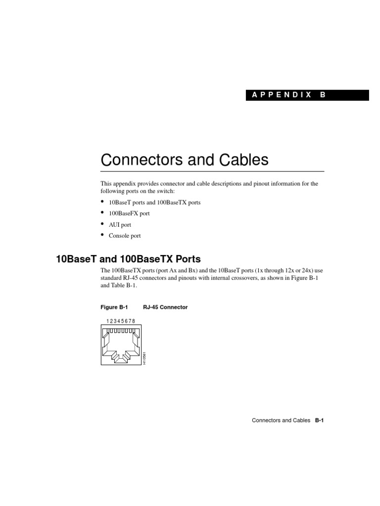 Cables | PDF | Electrical Connector | Physical Layer Protocols
