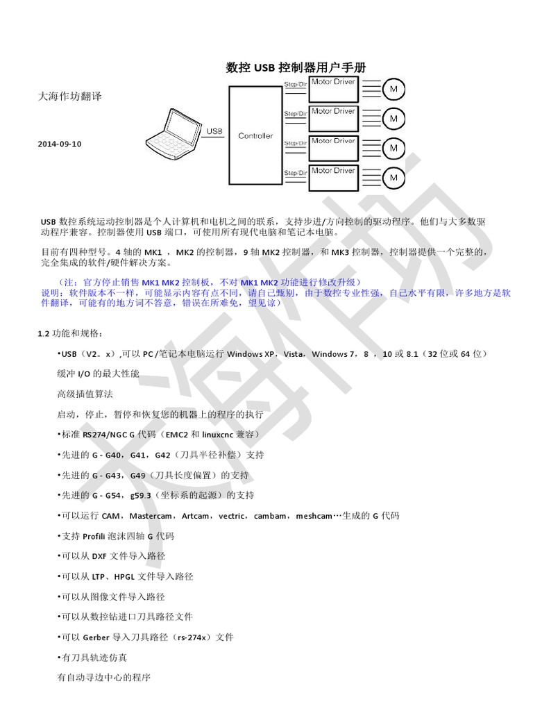 CNCUSB中文说明书| PDF
