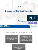 Discounted Dividend Valuation: Rich Jakotowicz CFA, CFP®