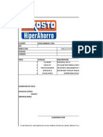 Formato Factura