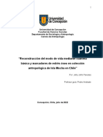 Marcadores de Estrés Óseo en Población Prehispánica de La Isla Mocha en Chile, Revisión de Antecedentes de La Zona