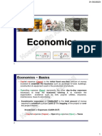 6- Economics – Basics