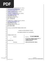 '11CV2170 RBB MMA: Plaintiff Tierravision, Inc.'S Complaint For Patent Infringement Demand For Jury Trial