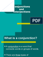 Conjunctions Interjections