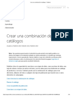 Crear Una Combinación de Catálogos - Publisher