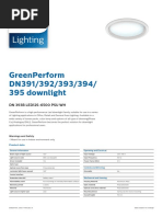 Philips DN391B LED Downlight Specs | PDF | Power Supply | Light ...