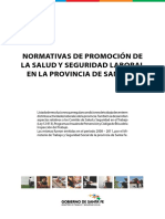 Normativas de Promoción de La Salud y Seguridad Laboral en La Provincia de Santa Fe