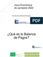 18 y 19 - Balanza de Pagos y Tasa de Cambio 2022-2
