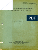 Douglass, AE - A Method of Estimating Rainfall by The Growth of Trees - 1914