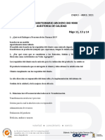 Cuestionario Archivo ISO 9000-2