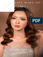 789 - Price List Make Up Wedding Mona Rose