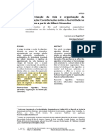 REGATTIERI, L - ANTOUN, H - Algoritmização Da Vida e Organização Da Informação