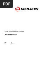 H.264 PC Decoding Library Software API Reference