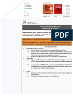 Examen Final COMU2: Evaluación Final de Comunicación 2