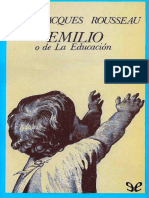 Emilio o de La Educación, Rousseau