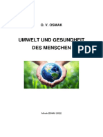 Umwelt Und Gesundheit Des Menschen: O. V. Osmak