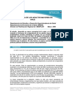 Dependencia de Los Adultos Mayores en Chile