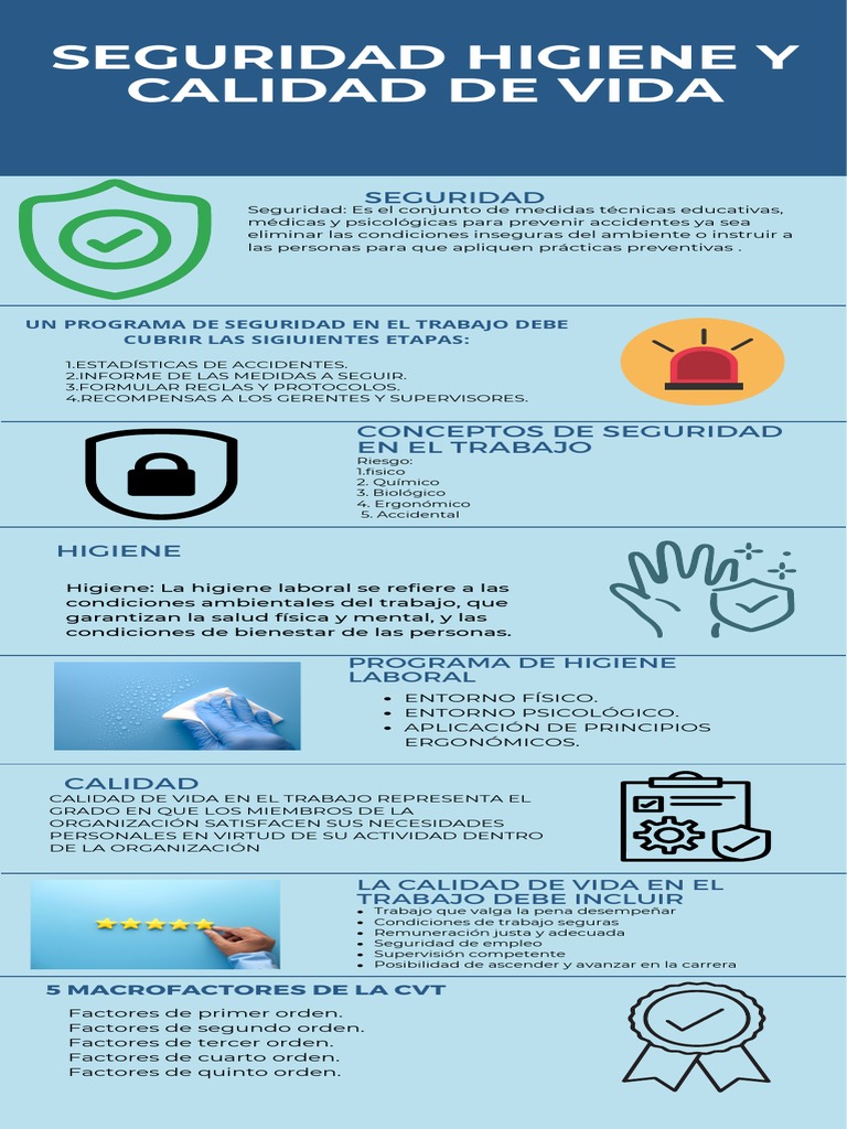 Seguridad Higiene y Calidad de Vida | PDF