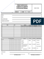 Formato Inspeccion de EPP 2023