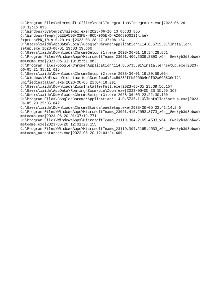Software Installation Logs | PDF