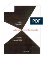 2.8 Honneth, Axel - Luta Por Reconhecimento