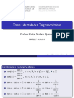 Presentación 2. Identidades Trigonométricas