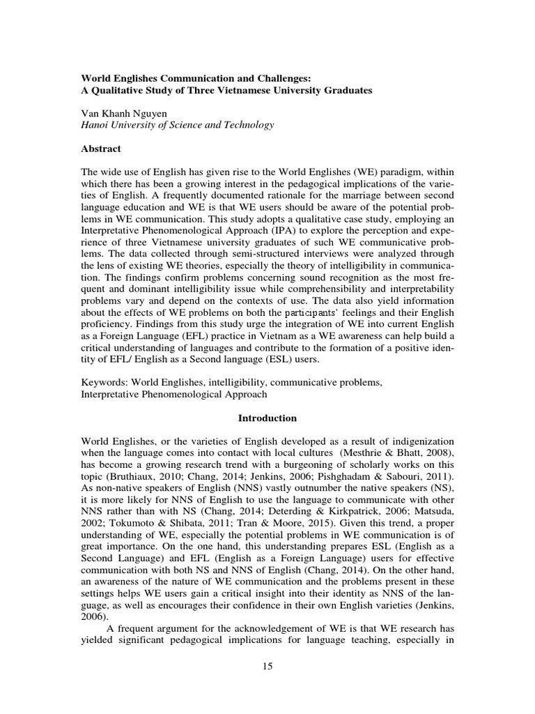 Varieties of English 13 PDF English As A Second Or Foreign Language English Language