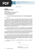 Correspondence Between The Election Assistance Commission and ES&S