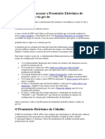 Aprenda Como Acessar o Prontuário Eletrônico Do Cidadão Via Gov. BR