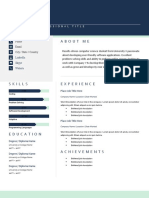 Demo Computer Science CV Template