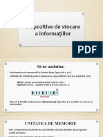 9 - Dispozitive de Stocare A Datelor