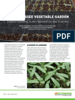 The Tennessee Vegetable Garden: Garden Planning, Plant Preparation and Planting