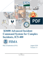 K0400 Advanced Incident Command System For Complex Incidents, ICS 400