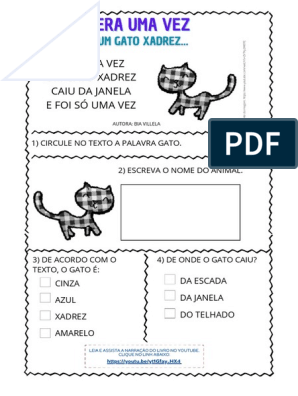 Livro - Era Uma Vez Um Gato Xadrez - PDF Versão 1 PDF