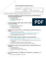 Evaluación Diagnóstica