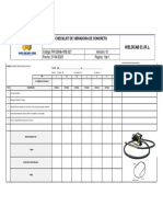 Checklist de Vidradora Electrica de Concreto