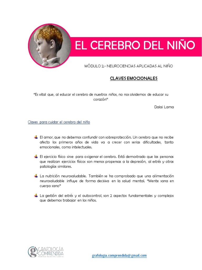 Claves para el Desarrollo Emocional Infantil | PDF | Las emociones ...