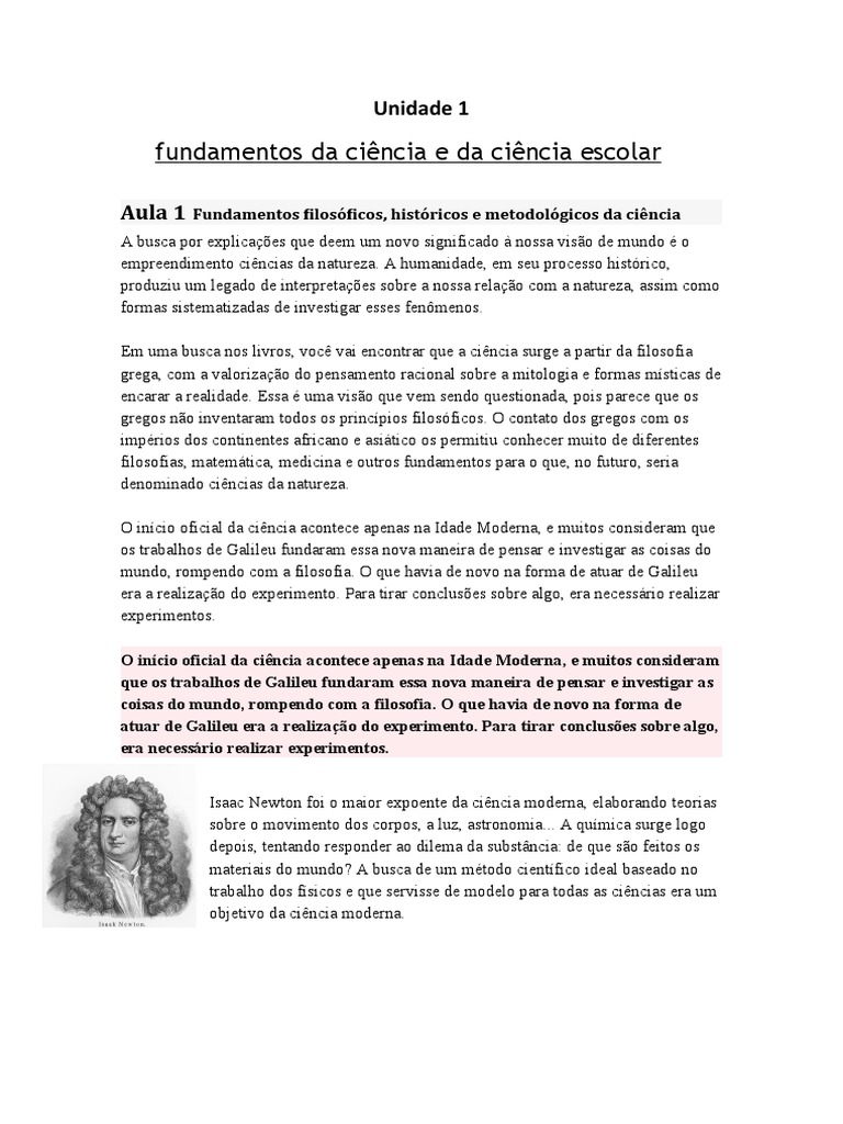 Fundamentos da Ciência e Ensino Escolar | PDF | Science | Método científico