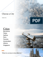 Case Study - Choose a City