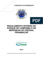 Regulamento Interno Do Parque de Campismo E de Merendas Do Freixial Penamacor